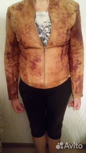 Куртка из натуральной кожи турецкая б\у