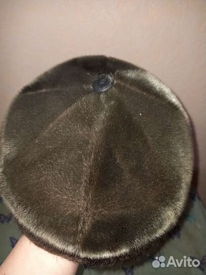 Меховая мужская кепка