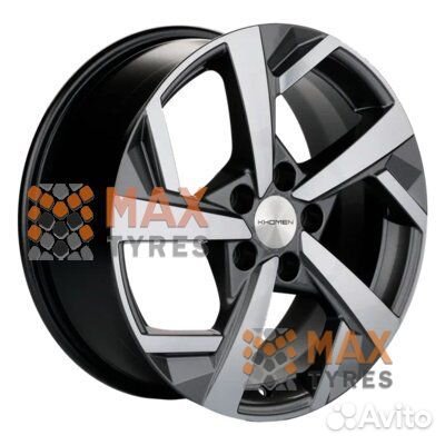 Khomen Wheels KHW1712 (Jac/Москвич 3) Gray-FP 7/0