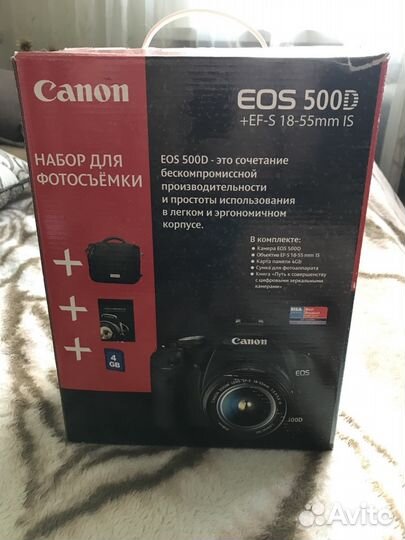 Фотоаппарат canon EOS 500D