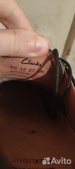 Мягчайшие Англия Clarks Туфли Ботинки Лоферы Дерби