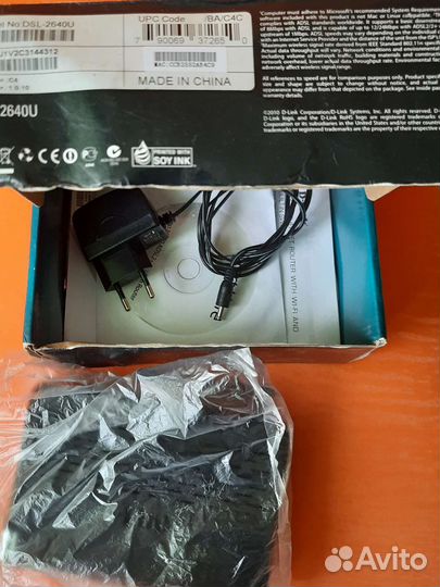 WI-FI Роутер D-Link DSL-2640U