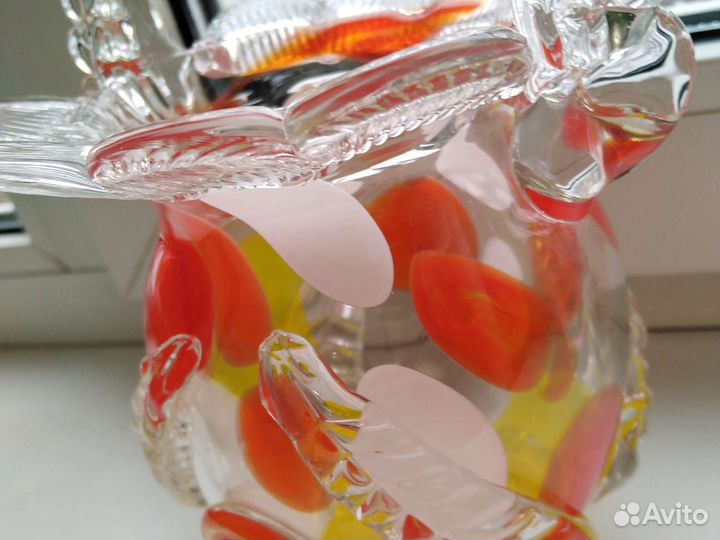 Ваза цветное стекло