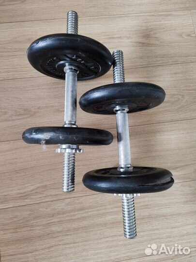 Гантели разборные 10 кг 2 штуки