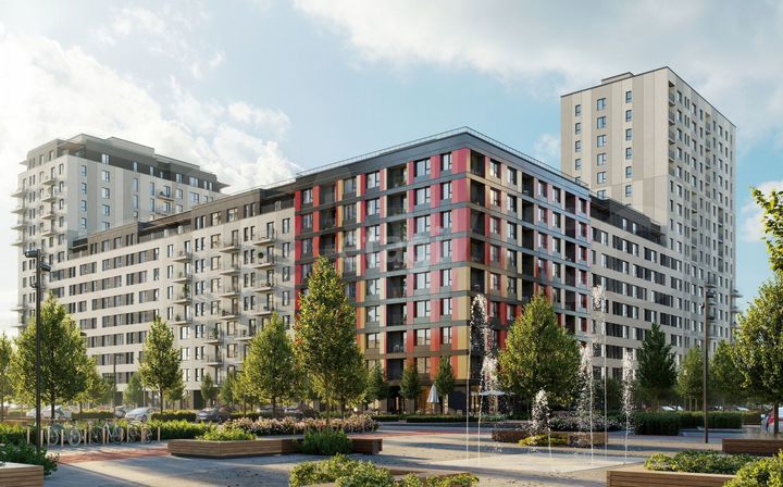 2-к. квартира, 80 м², 8/17 эт.