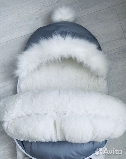 Конверт зимний на выписку и после