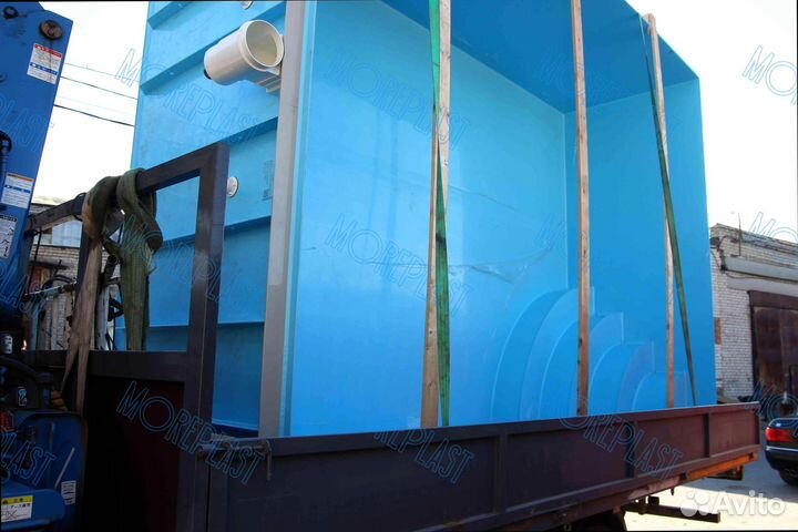 Прямоугольный бассейн из полипропилена с гарантией