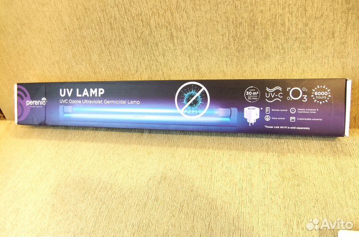 Уф бактерицидная лампа Perenio