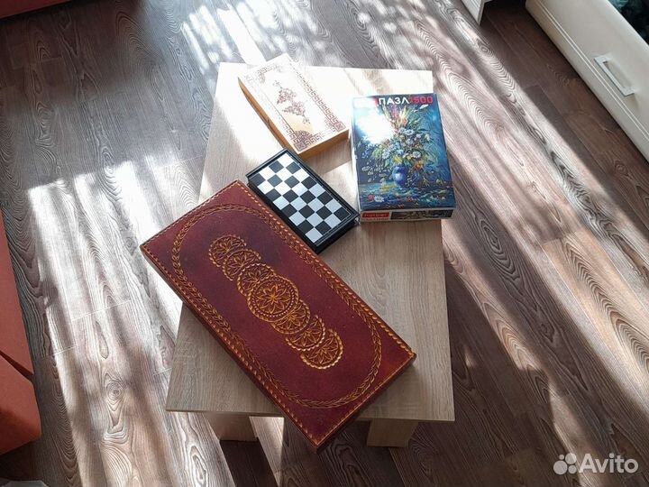 Настольные игры Нарды Шашки Пазл Шахматы магнитные