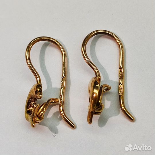 Серьги золотые (арт 122000) Д15