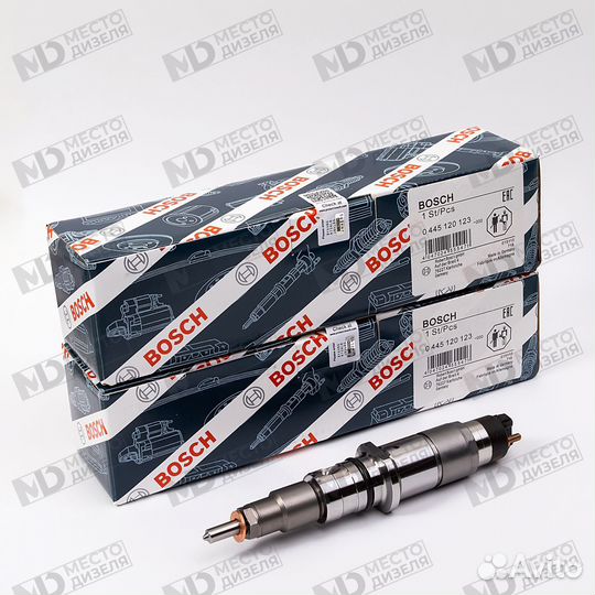 Форсунка 0445120123 bosch Cummins isbe, isde новые