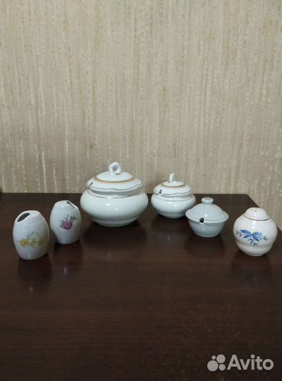 Молочники, горчичницы,солонки СССР