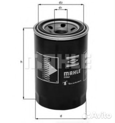 Knechtmahle OC 274 Фильтр масляный mitsubishi L200