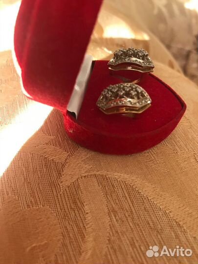 Серьги золото СССР