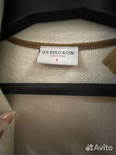 Жилет удлиненный акриловый U.S. polo assn