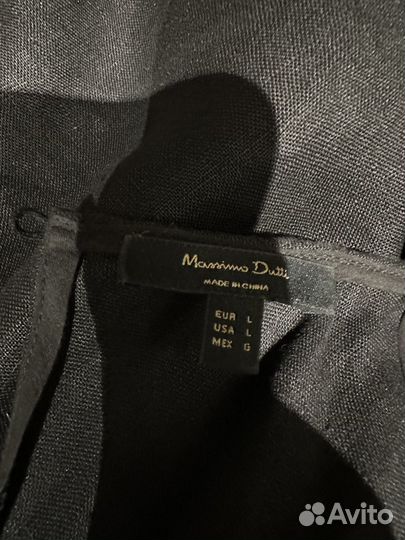 Платье лен 46-48 Massimo Dutti