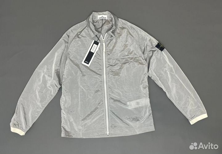 Stone island нейлоновая рубашка 22SS (M-L)