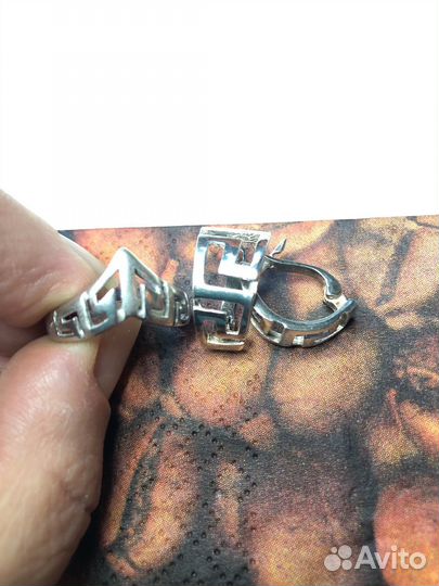 Кольца и сережки серебряные