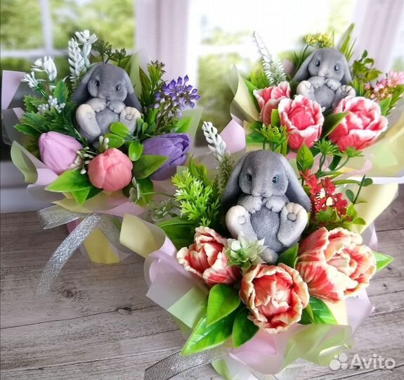 Букет из мыла