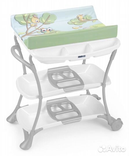 Пеленальный столик с ванночкой cam