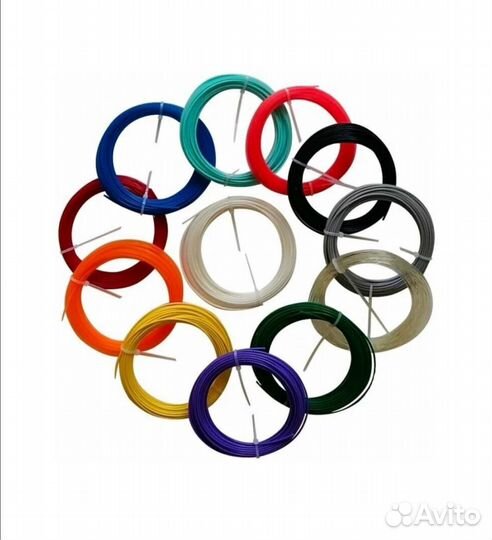 Набор пластика для 3D ручек PLA-12