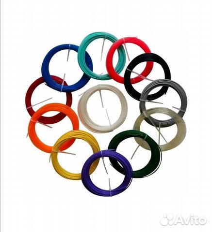 Набор пластика для 3D ручек PLA-12