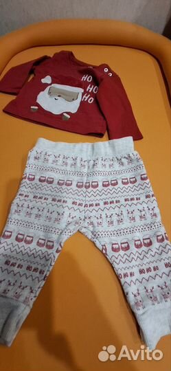 Новогодний костюм 0-3 месяца