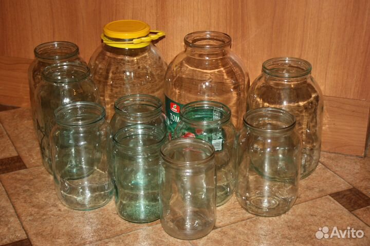 Банки стеклянные, пакетом
