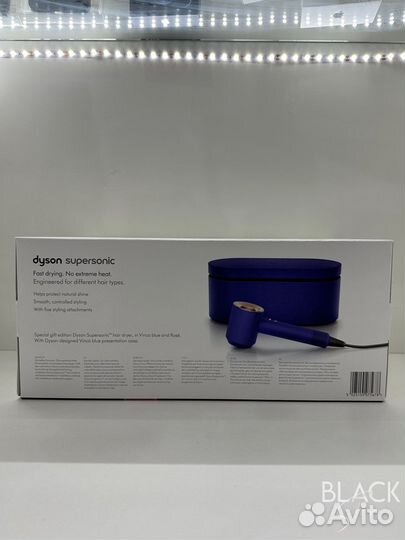Новый фен Dyson Supersonic HD07 синий