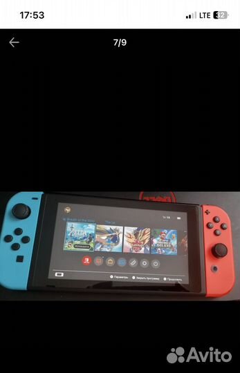 Nintendo switch rev 2 прошитая + 160gb флешка