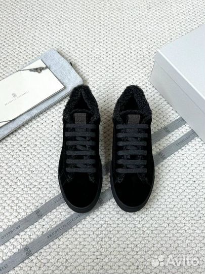 Кеды зимние женские Brunello Cucinelli