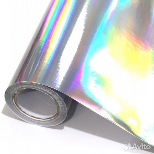 Пленка лазерный хром серебро черный красный