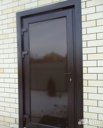 Двери входные пластиковые