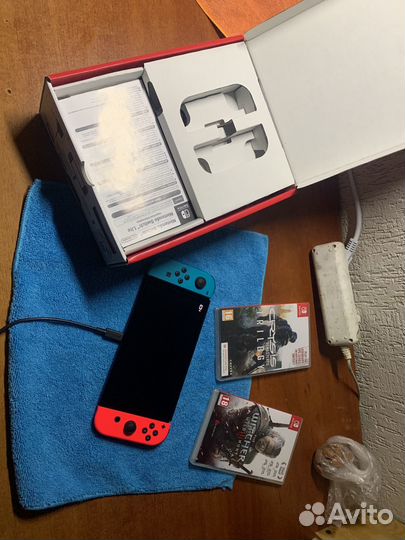 Nintendo switch oled с играми