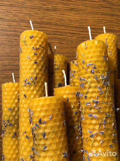 Свечи ручной работы из вощины