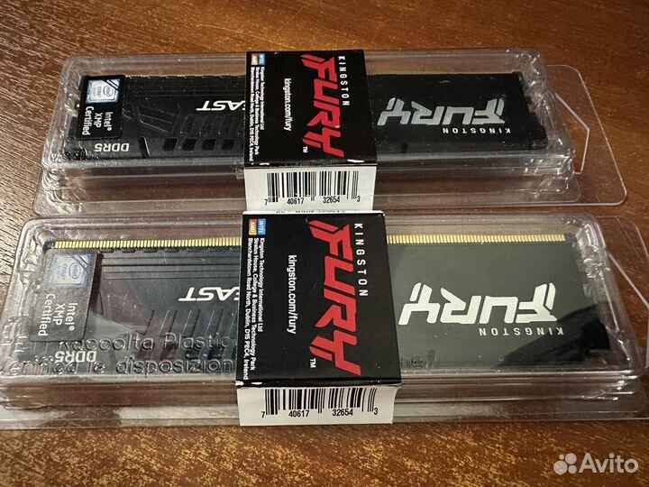 Оперативная память ddr5 kingston fury 64gb (2x32)