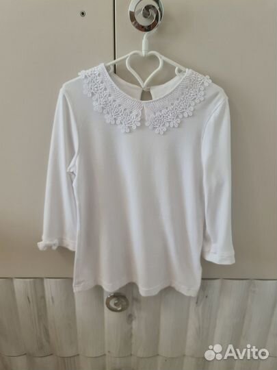 Блузка школьная для девочки Alolika, 128 рост