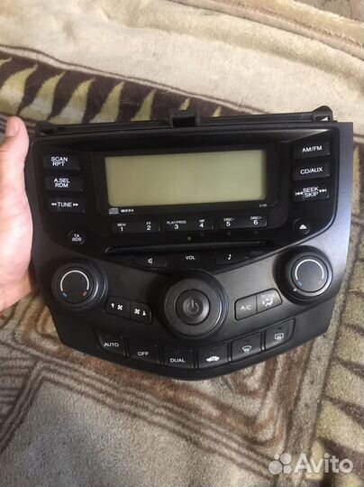 Магнитола honda accord 7