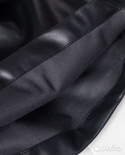 Шорты кожаные женские