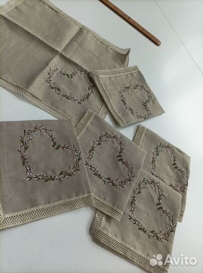 Салфетки лен СССР