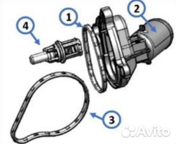 Ремкомплект электронного термостата на mazda сх 3