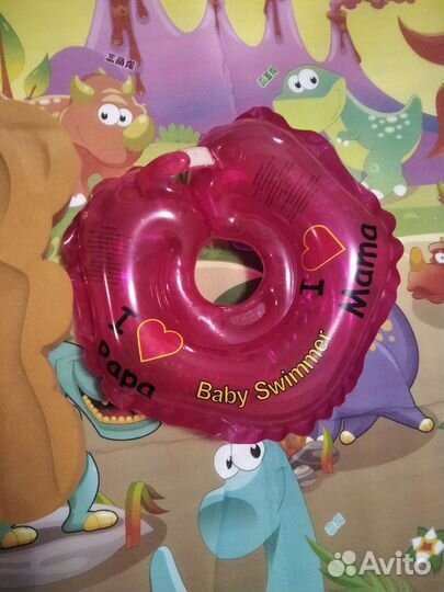 Горка для купания, круг на шею, Губка для купания