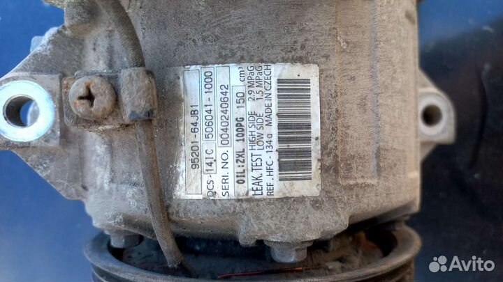 Компрессор кондиционера Suzuki Grand Vitara 2010г