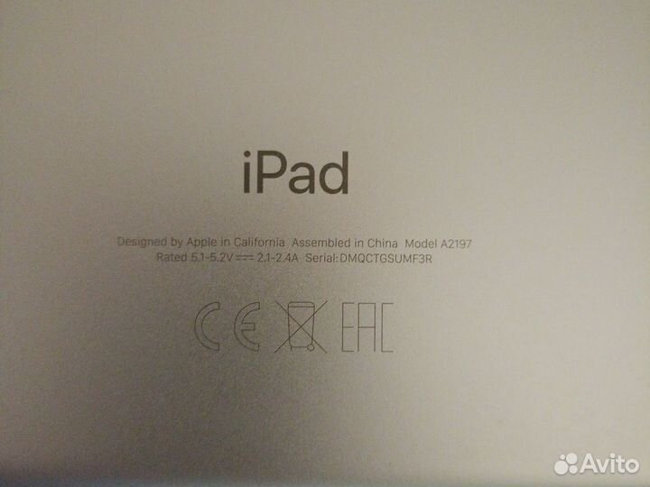 Планшет apple iPad 10.2