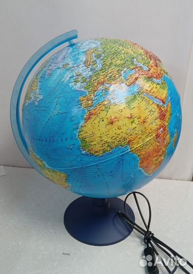 Globen Глобус Земли физико-политический рельефный