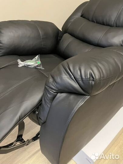 Реклайнер электрический черный, кресло педикюрное