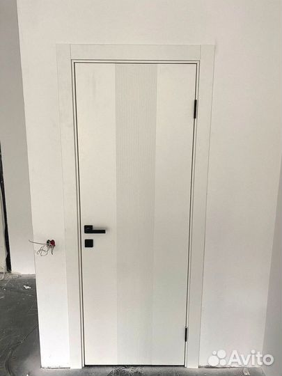 Двери межкомнатные белые лофт