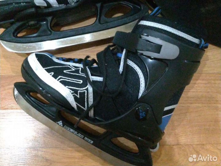 Коньки детские + сумка