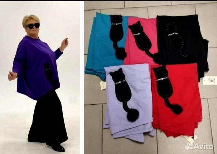 Туники оверсайз польша Barbara до 62-64