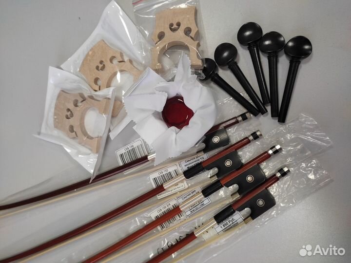 Смычки, аксессуары, струны для виолончели